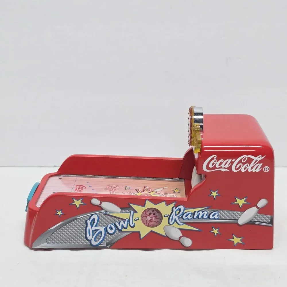 COCA COLA BOWLING ALLEY  MUSICAL BANK Bowl-O-Rama Non Working! Display Only!
